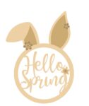 3mm Hello Spring Bunny Head