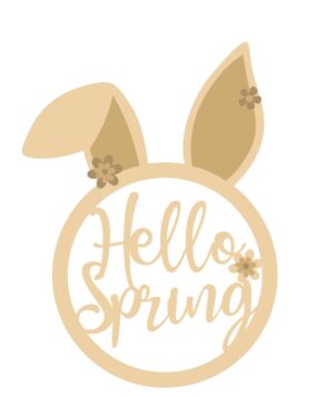 3mm Hello Spring Bunny Head 3mm Hello Spring Bunny Head