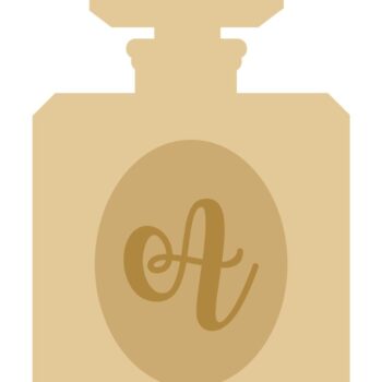 18mm Layered Perfume Bottle Shape with letter