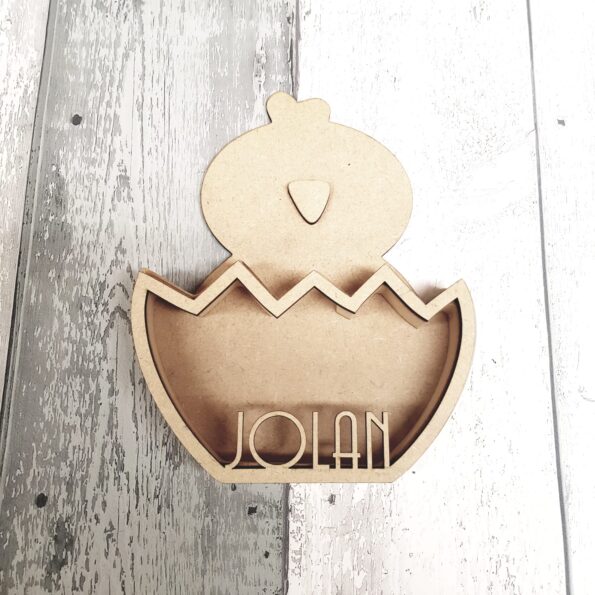 18mm Layered Fillable Chick Shape