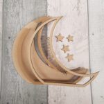 18mm Layered Fillable Moon Crescent Shape
