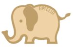 18mm Layered Fillable Elephant Shape with name