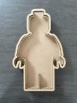 18mm Layered Fillable Lego Man Shape with name