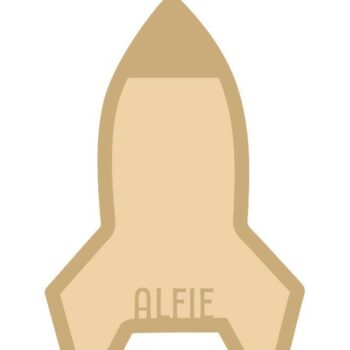 18mm Layered Fillable Rocket Shape with name