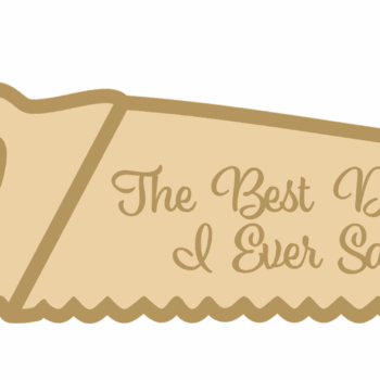 18mm Layered Fillable Saw Shape with name