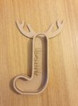 18mm Layered Fillable Antler Letter with name