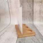 Perspex Candle Stand 200 x 200mm (with 3 T Light Holes)