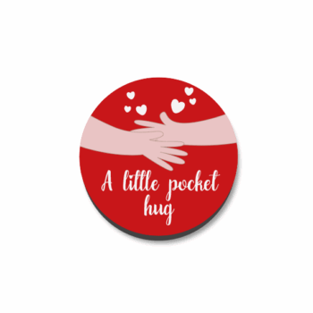 3mm Printed Pocket Hug - Red