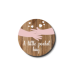 3mm Printed Pocket Hug - Wood Effect