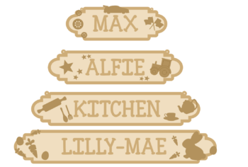 Make Your Own 3mm layered street sign
