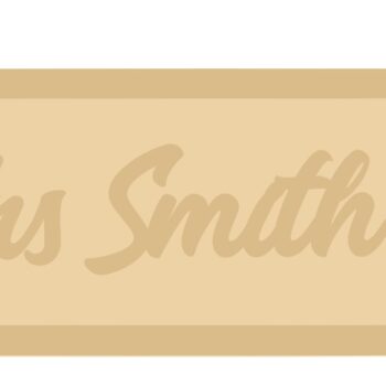 18mm Layered Fillable Pencil with name Design 2