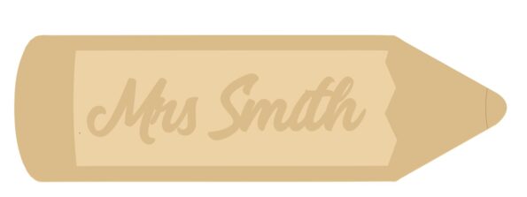 18mm Layered Fillable Pencil with name Design 2