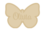 18mm Layered Fillable Buttefly with name