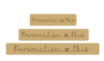 18mm Engraved Block – Make Your Own Wording
