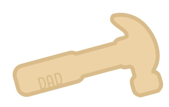 18mm Layered Fillable Hammer with name