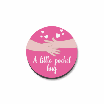 3mm Printed Pocket Hug - Pink
