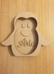 18mm Layered Fillable Penguin with name