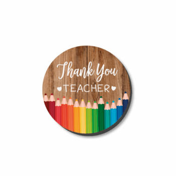 3mm Printed Pocket Hug - Thank you Teacher