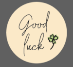 3mm Printed Token – Good Luck