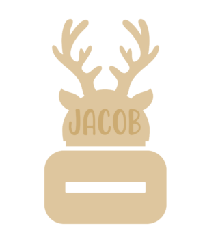 antler head stocking holder