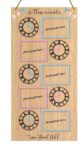 4mm Oak Veneer Time Stood Still Printed Plaque
