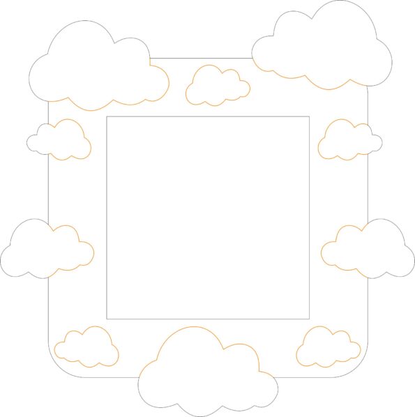 ETCHED CLOUD LIGHT SURROUND