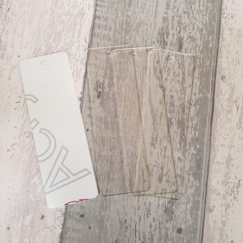 3mm perspex bookmarks