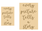4mm words - every picture tells a story