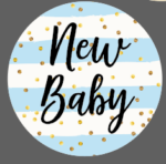 3mm Printed Token - New Baby Blue