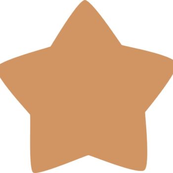18mm Rounded Country Star