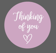 3mm Printed Token - Thinking of You