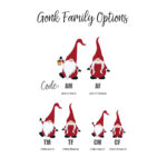 Printed Gnome Family Rectangle