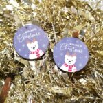 3mm Printed With Love Token/Hug - Polar Bear
