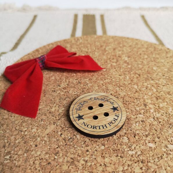 father christmas button