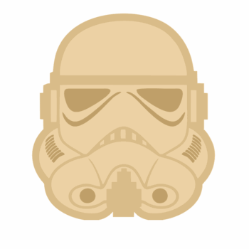 18mm Layered Fillable Trooper Helmet