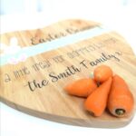 Heart Shaped Easter Bunny Treat Board – ribbon design