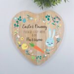 Heart Shaped Easter Bunny Treat Board – floral design