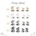 Printed Bunny Family Plaque
