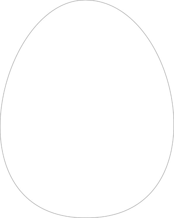 10cm Acrylic Egg Shape (Pack of 10)
