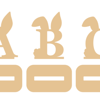 18mm Bunny Letter Stocking Hanger