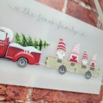 Printed Christmas Truck Gonk Gnome Design