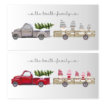 Printed Christmas Truck Gonk Gnome Design