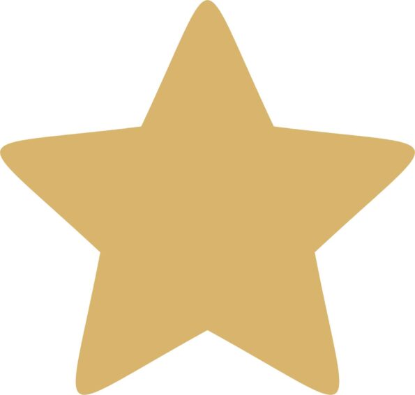 18mm Rounded Tip Star