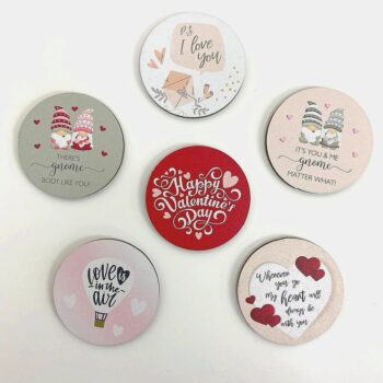 3mm Printed Valentine's Tokens