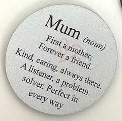 3mm Printed Token - Mum (noun)