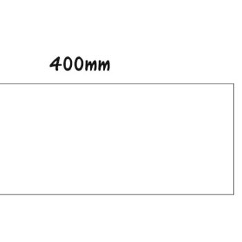 Acrylic Rectangular Plaque 400mm x 150mm
