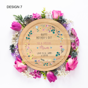 Round Shaped Mother's Day Board