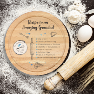 Round Shaped Father's Day Board