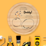 Round Shaped Father’s Day Board