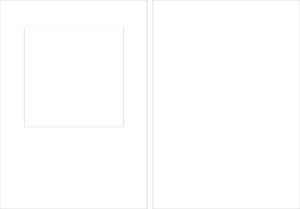 3mm mdf A5 Polaroid Holder with Stand